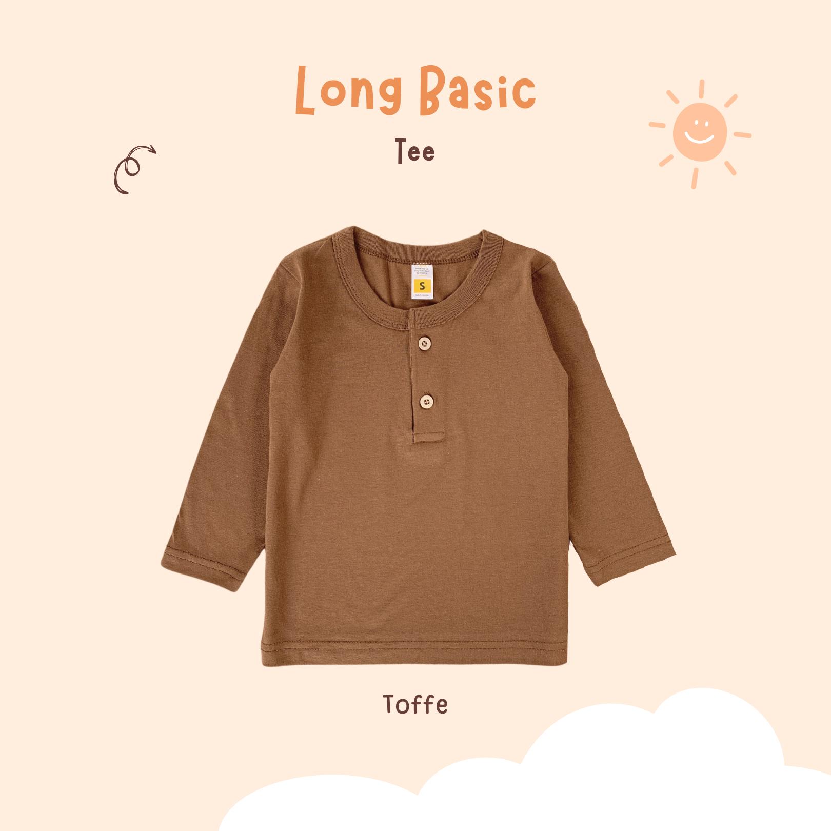 Atasan Kaos Long Basic Tee Anak Lgn Panjang
