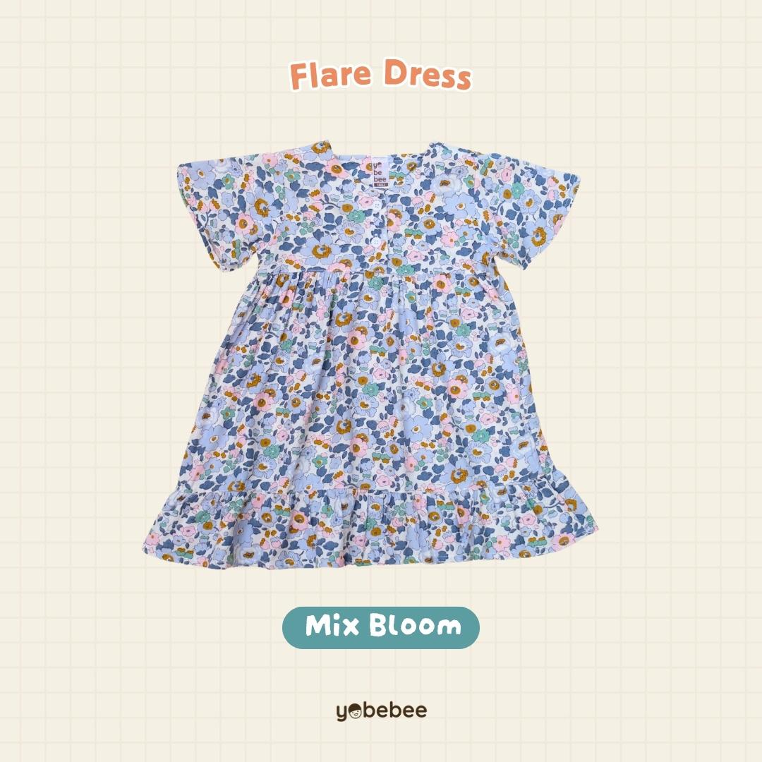 Flare Dress Rayon Anak