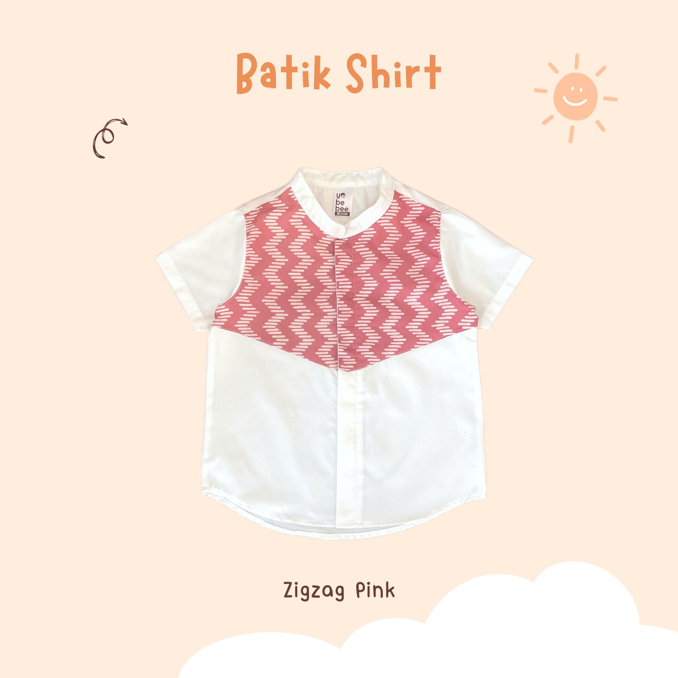 Kemeja Batik Anak Lengan Pendek