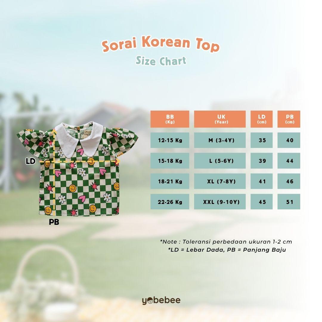 Atasan Sorai Korean Top Anak