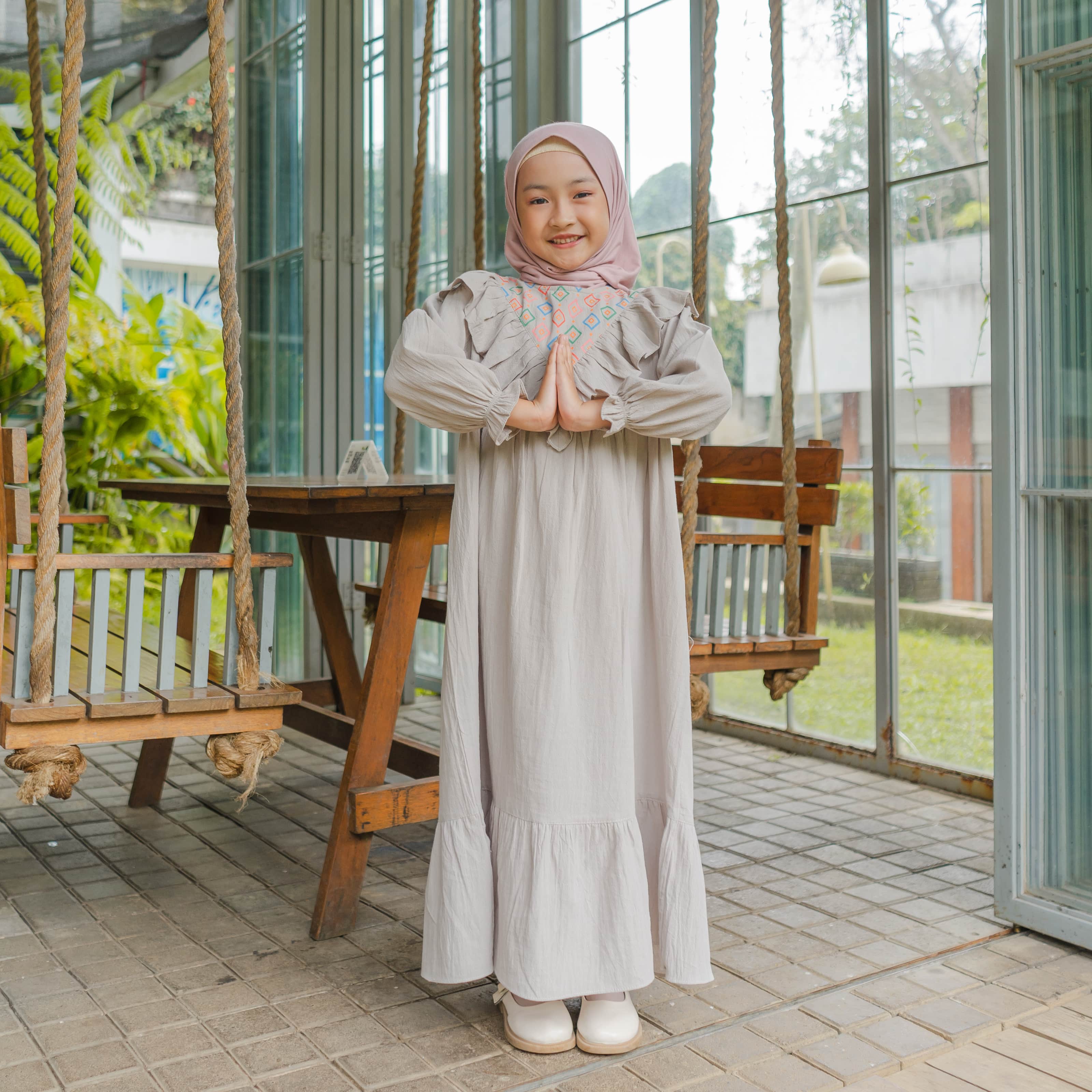 Baju Muslim Maryam Long Dress Anak