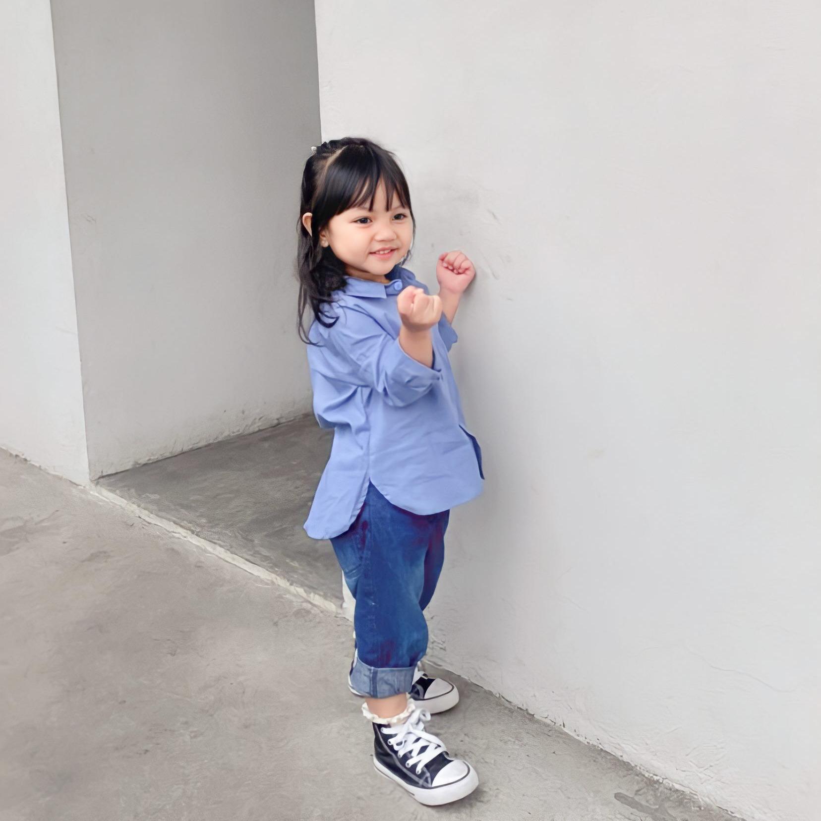 Kemeja Jennie Oversize Shirt Anak
