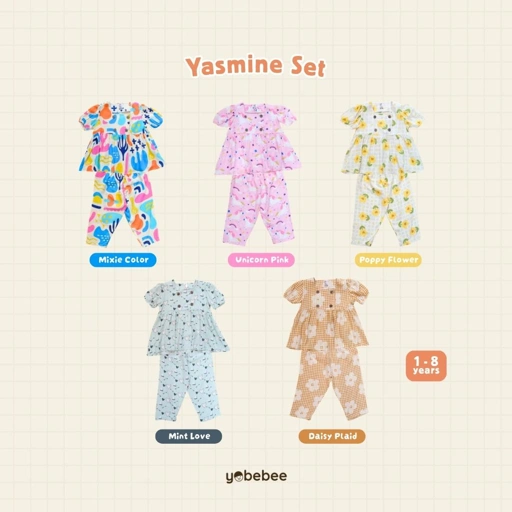 Setelan Yasmine Rayon Set Anak