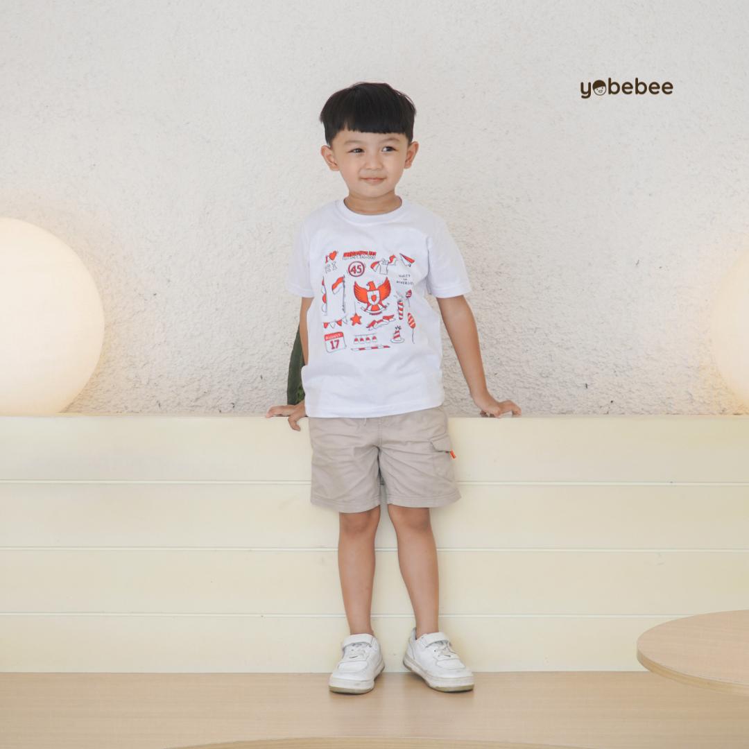 Atasan Kaos Merdeka Anak
