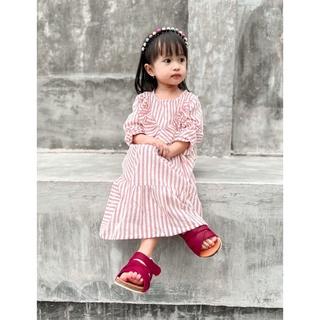 Baju Muslim Savina Stripe Gamis Anak