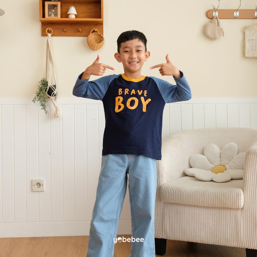 Atasan Play Series Raglan Tee Anak