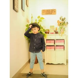 Kemeja Linen Anak Lengan Panjang