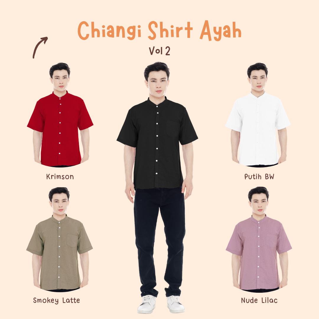Kemeja Linen Pria Dewasa Lengan Pendek