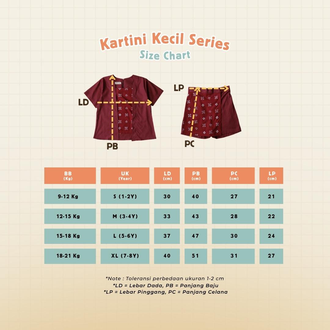 Setelan Kartini Kecil Series Kebaya Anak