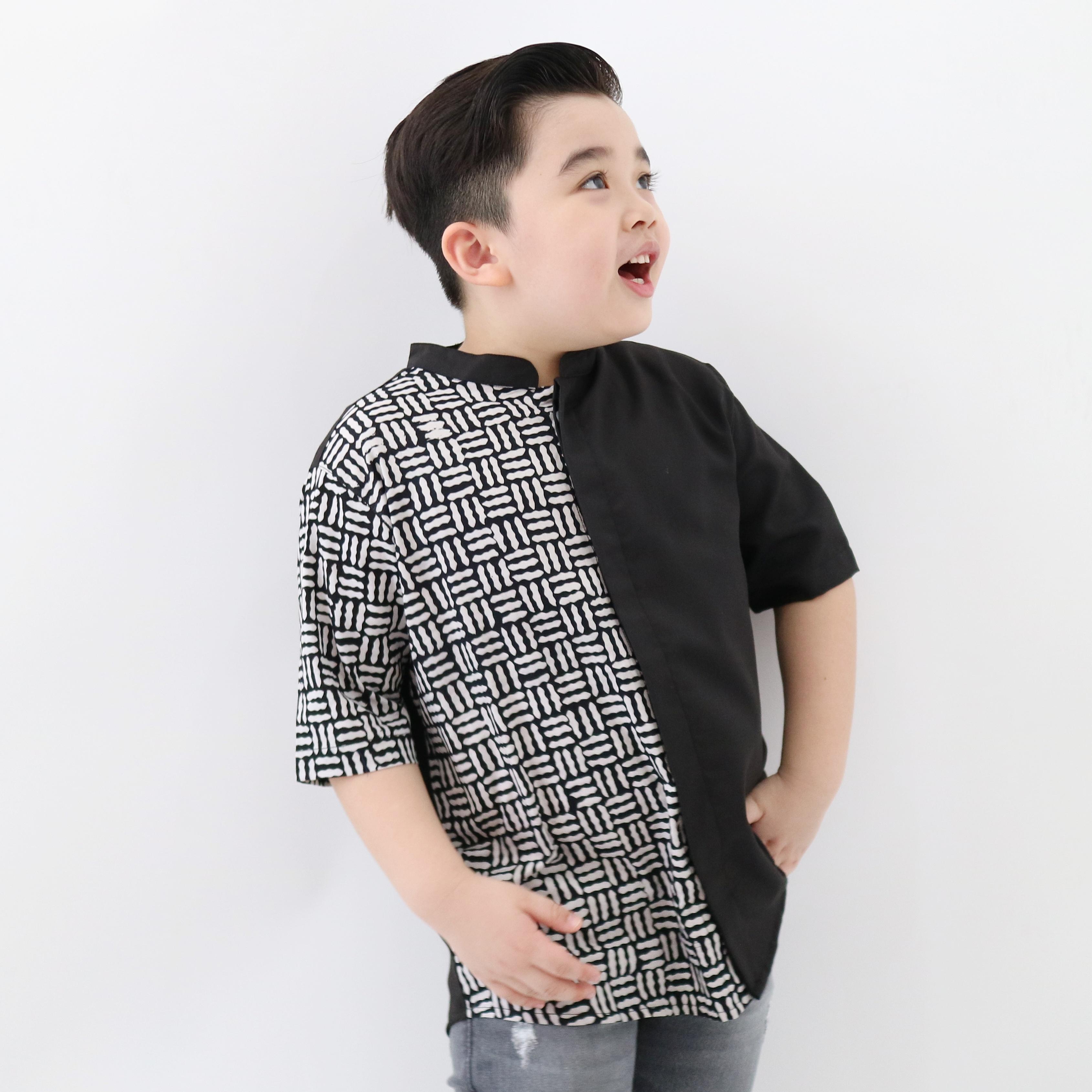 Kemeja Batik Anak Lengan Pendek