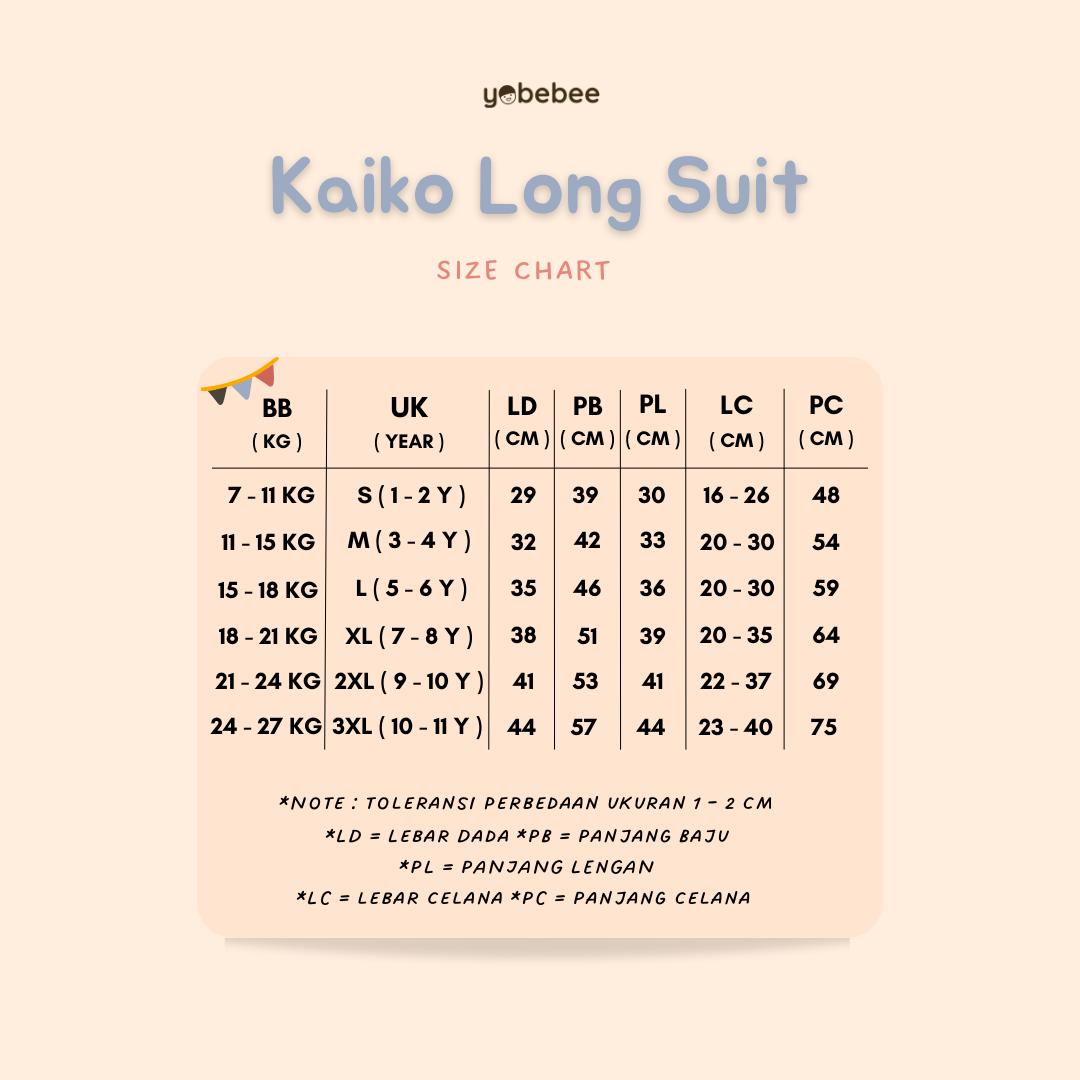 Setelan Kaiko Long Suit Anak