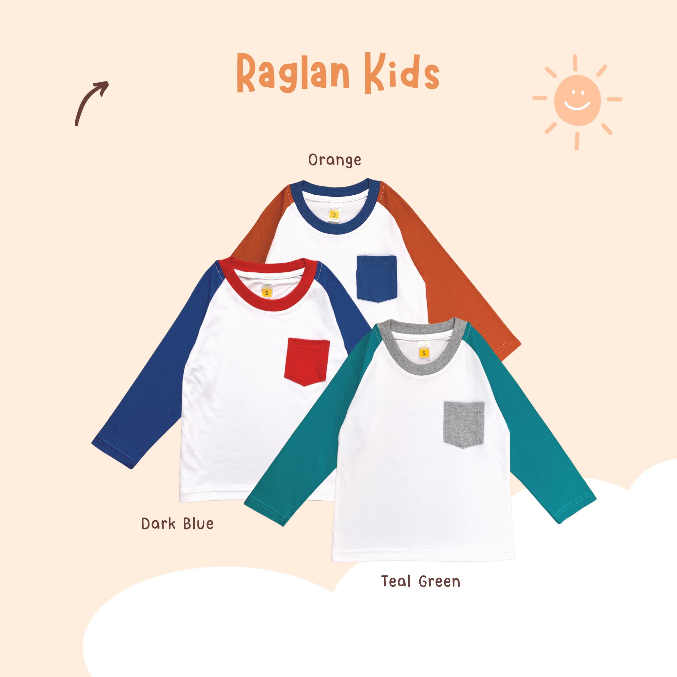 Atasan Kaos Raglan Anak