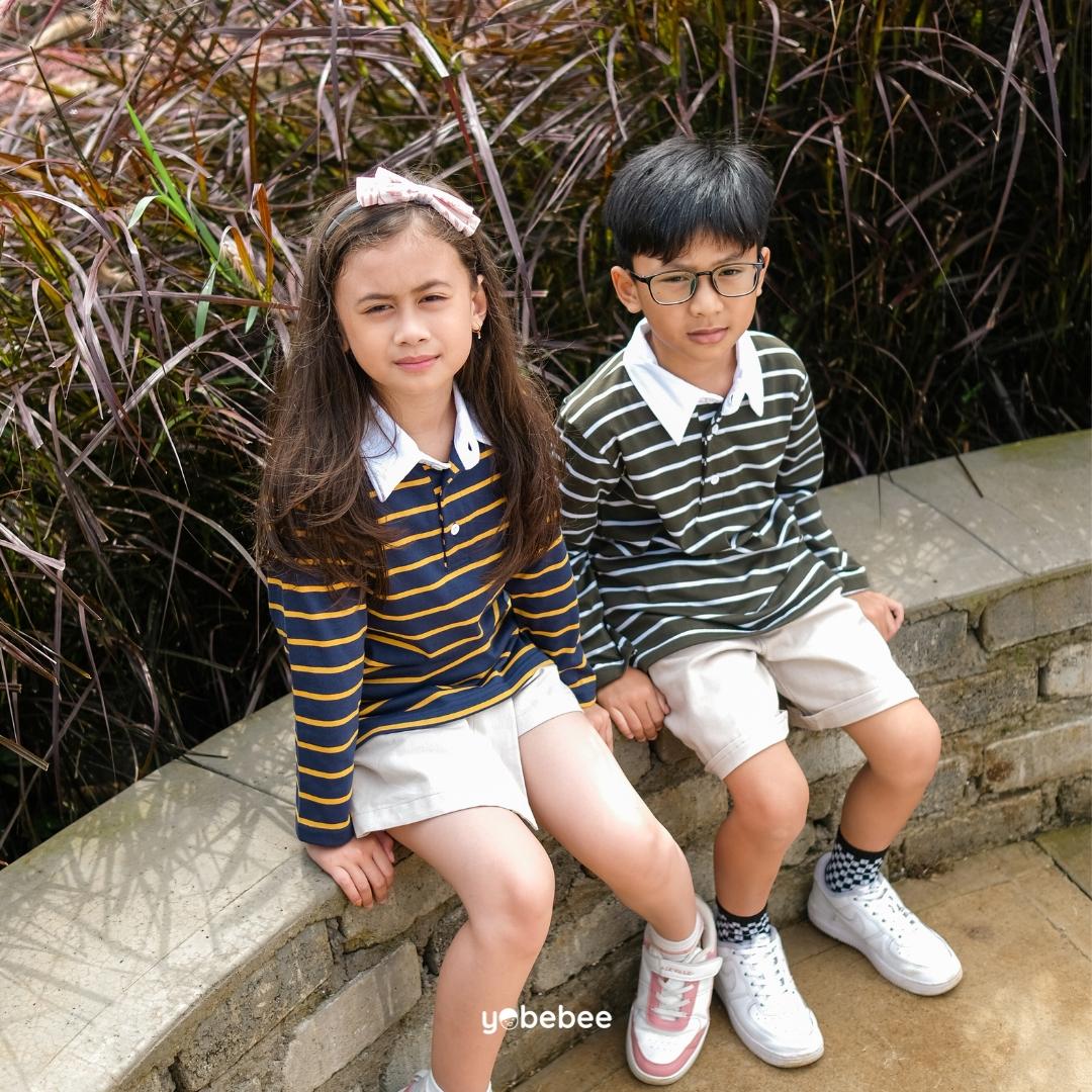 Atasan Levi Stripe Polo Tee Anak