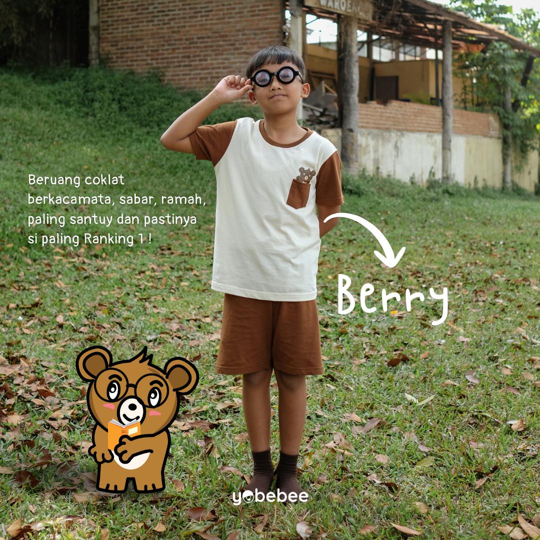 Setelan Pendek Playmates Daily Set Anak
