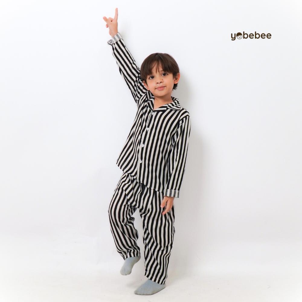 Piyama Noe Long Stripe Pajamas Anak