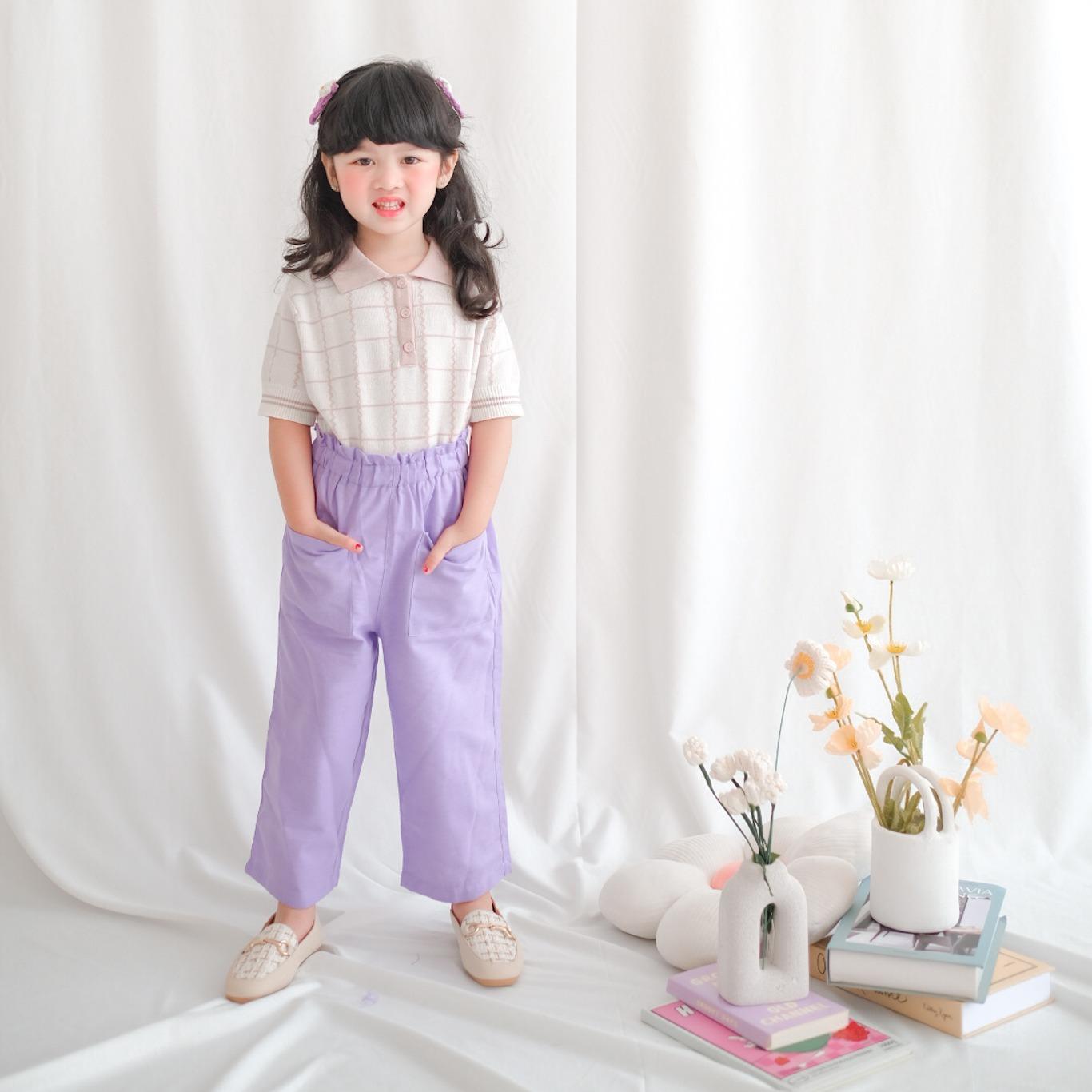 Celana Linen Kulot Anak Perempuan