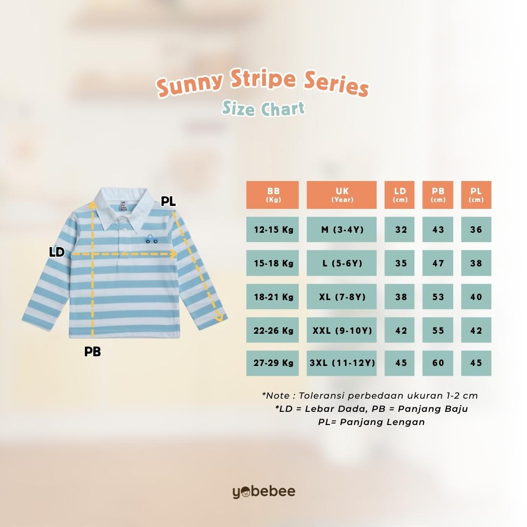 Atasan Sunny Stripe Series Tee Anak
