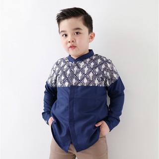 Kemeja Batik Shirt Anak Lengan Panjang