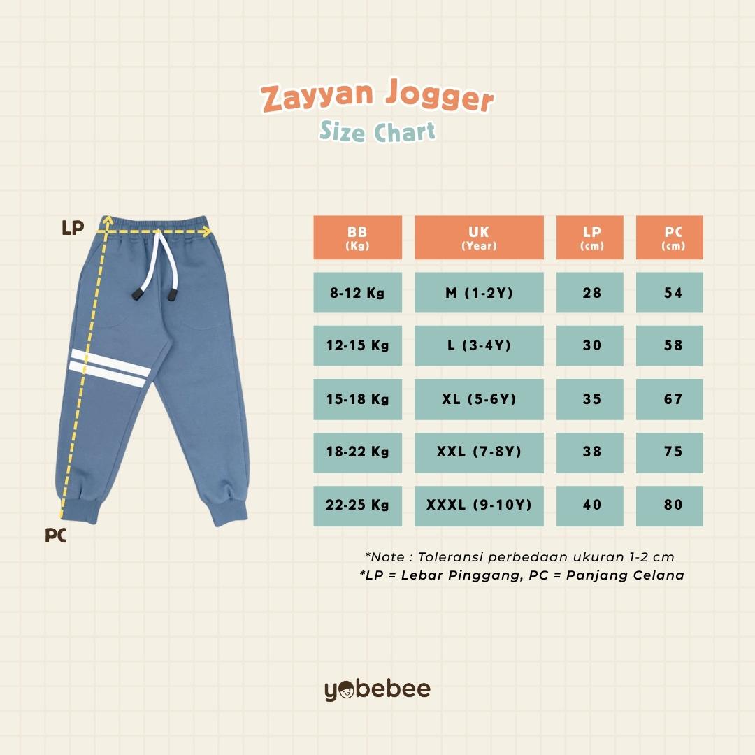 Celana Zayyan Jogger Pants Anak