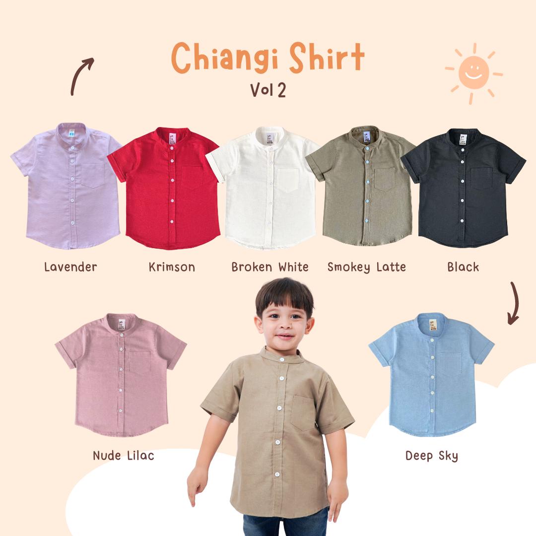 Kemeja Linen Anak Lengan Pendek