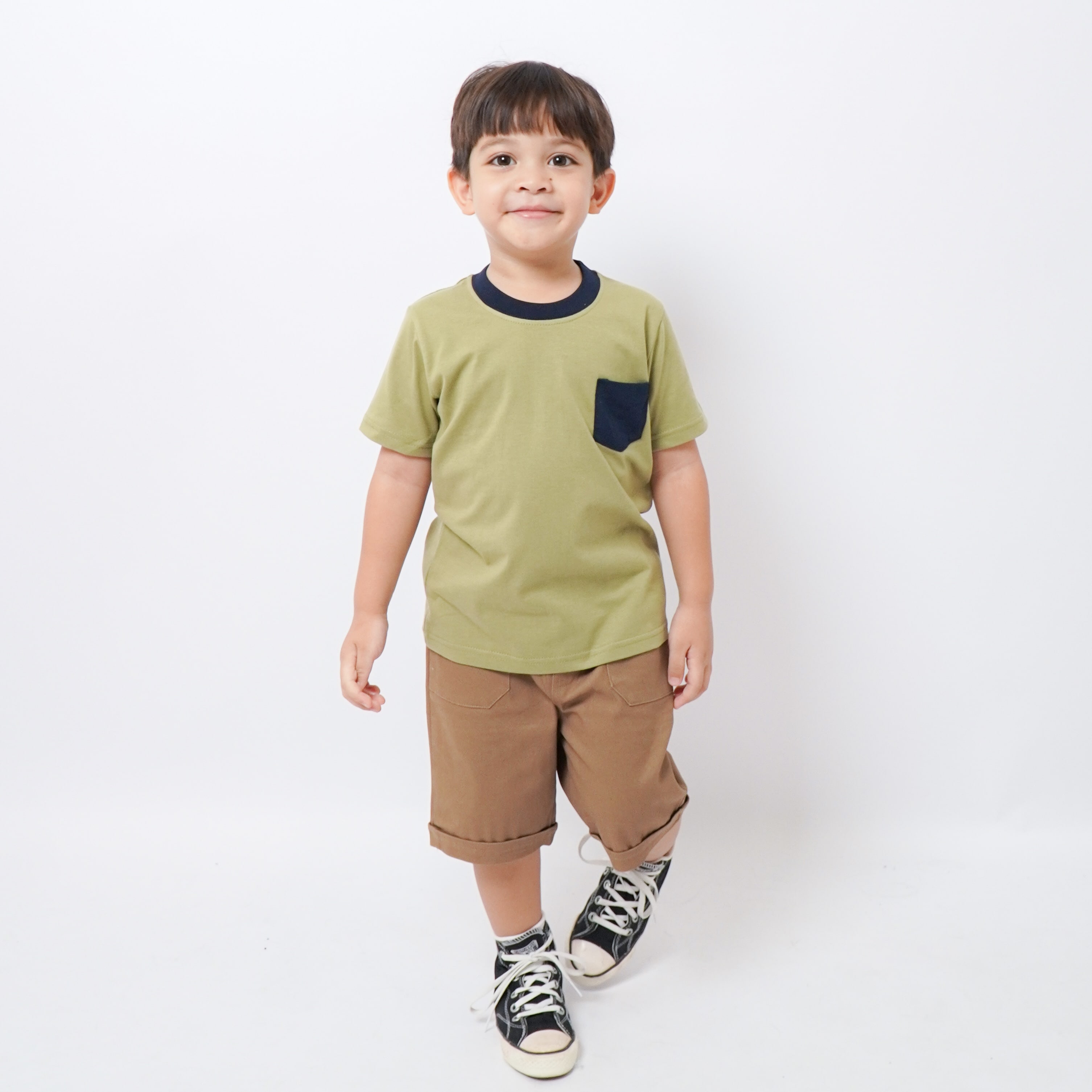Atasan Kaos Austin Pocket Tee Anak