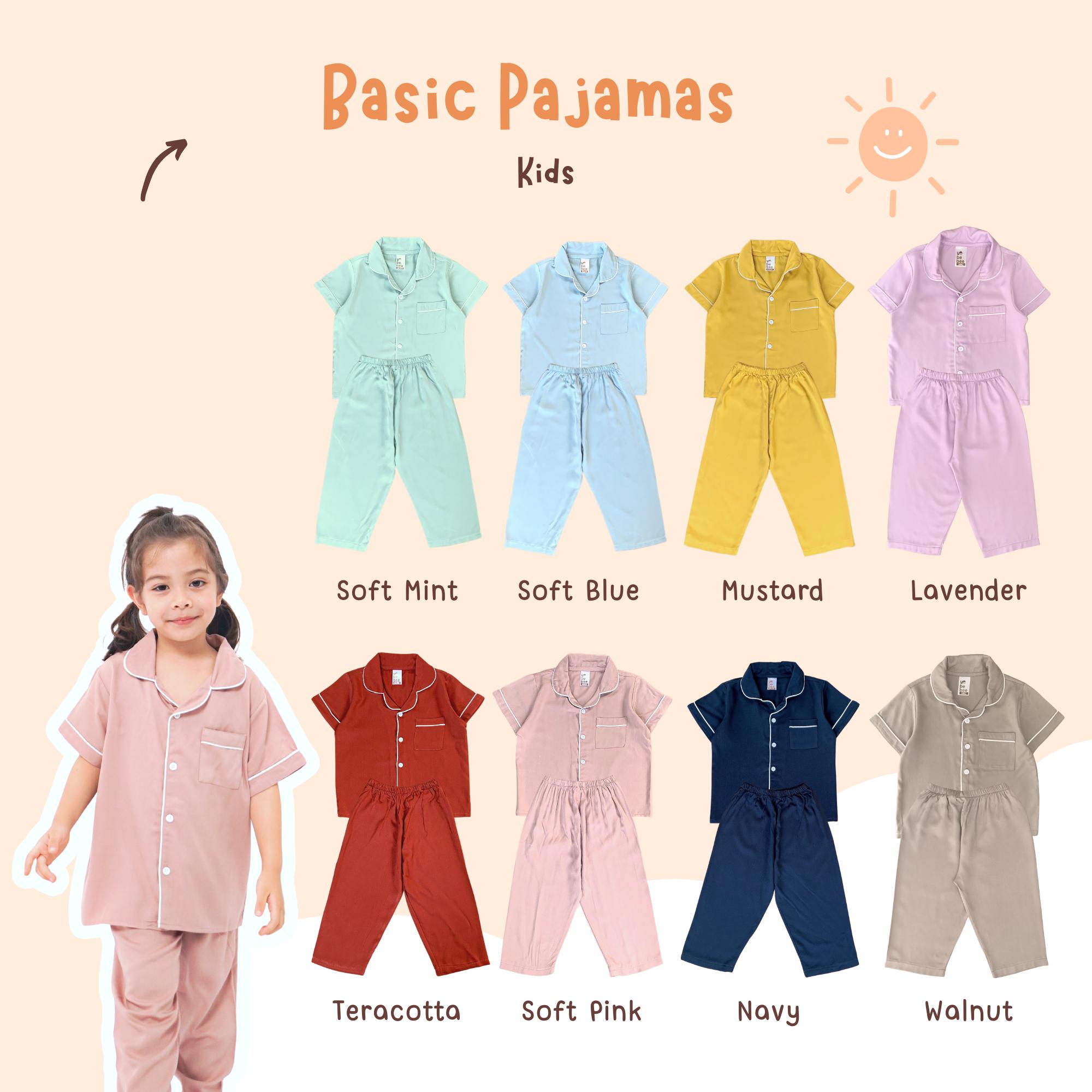 Basic Pajamas Katun Lembut Anak