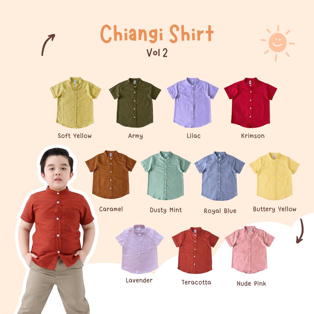 Kemeja Linen Anak Lengan Pendek