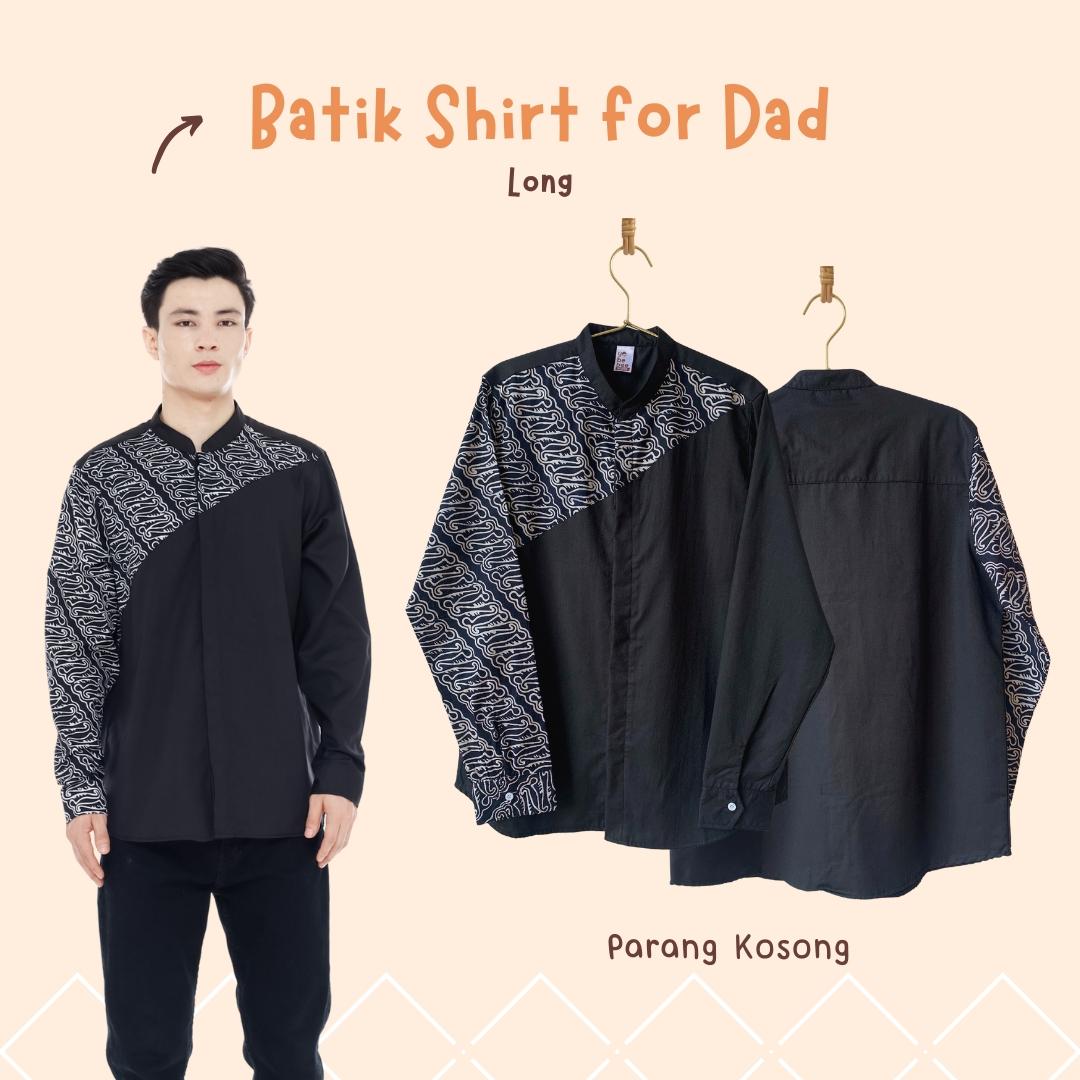 Kemeja Batik Pria Dewasa Lengan Panjang