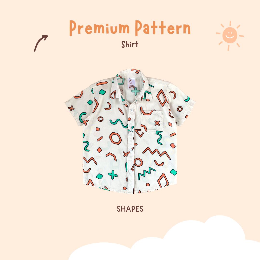 Atasan Kemeja Rayon Pattern Anak