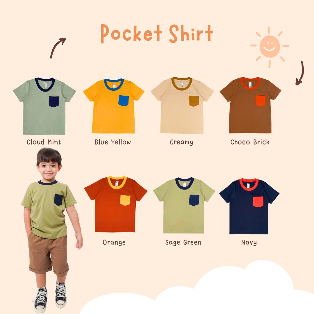 Atasan Kaos Austin Pocket Tee Anak