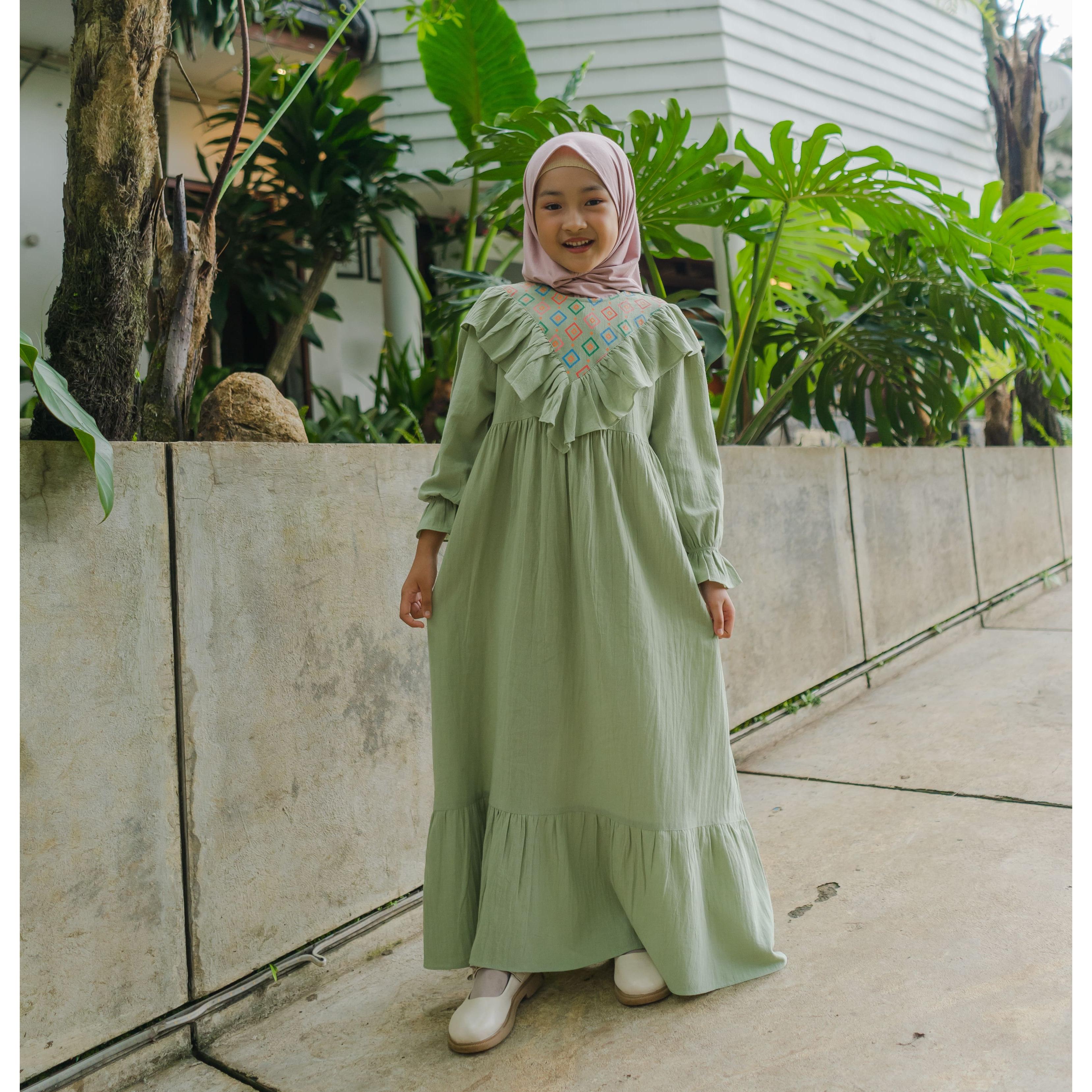 Baju Muslim Maryam Long Dress Anak