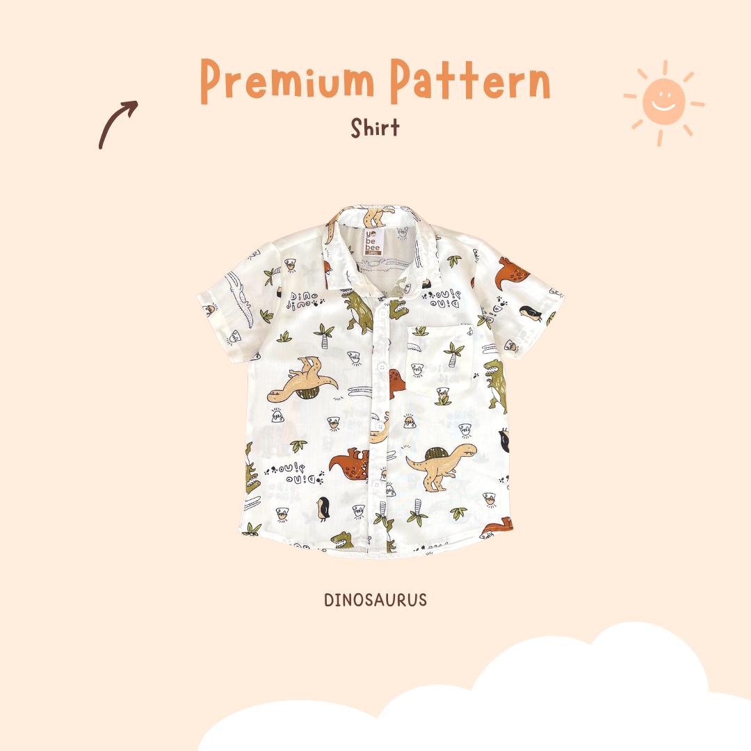 Atasan Kemeja Rayon Pattern Anak