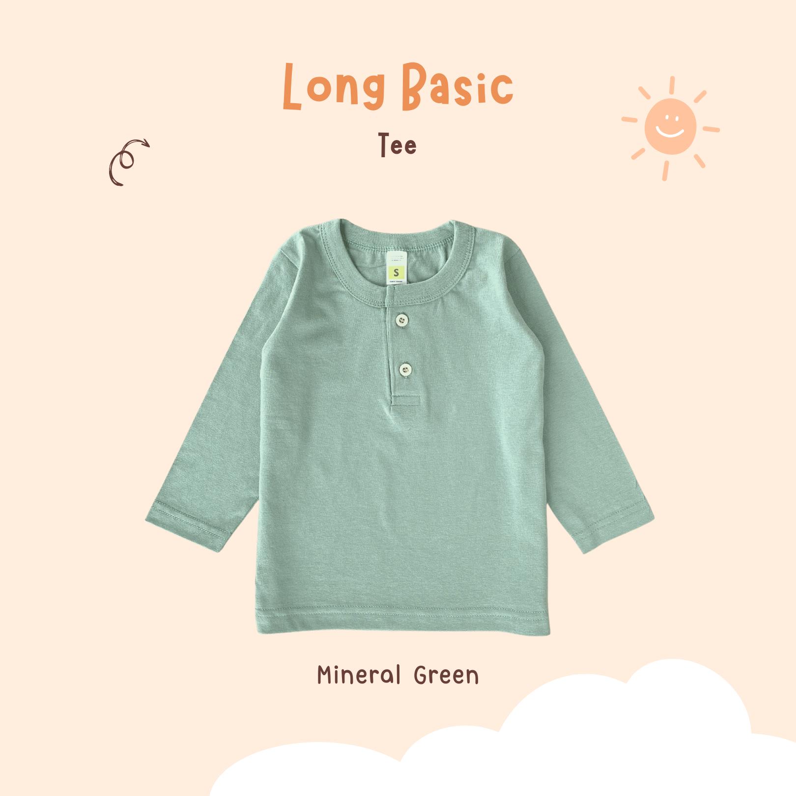 Atasan Kaos Long Basic Tee Anak Lgn Panjang
