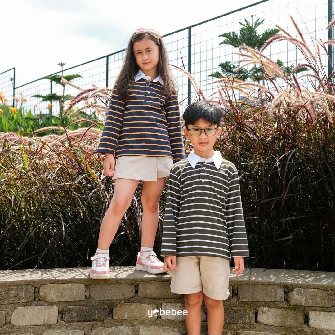 Atasan Levi Stripe Polo Tee Anak