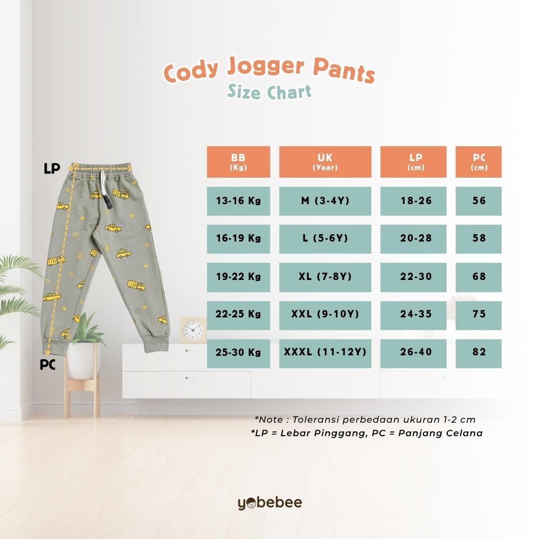 Celana Cody Jogger Pants Anak