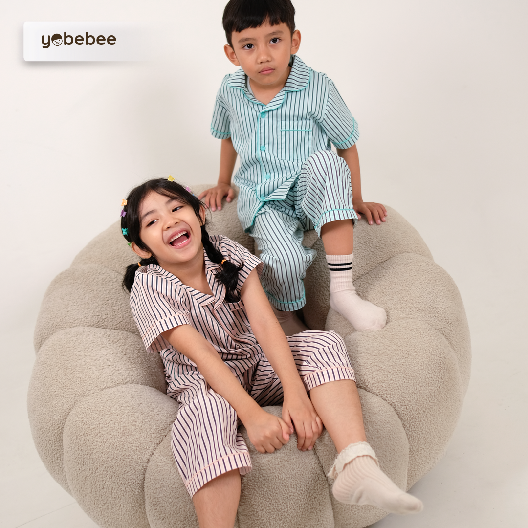 Aveline Stripe Piyama Anak