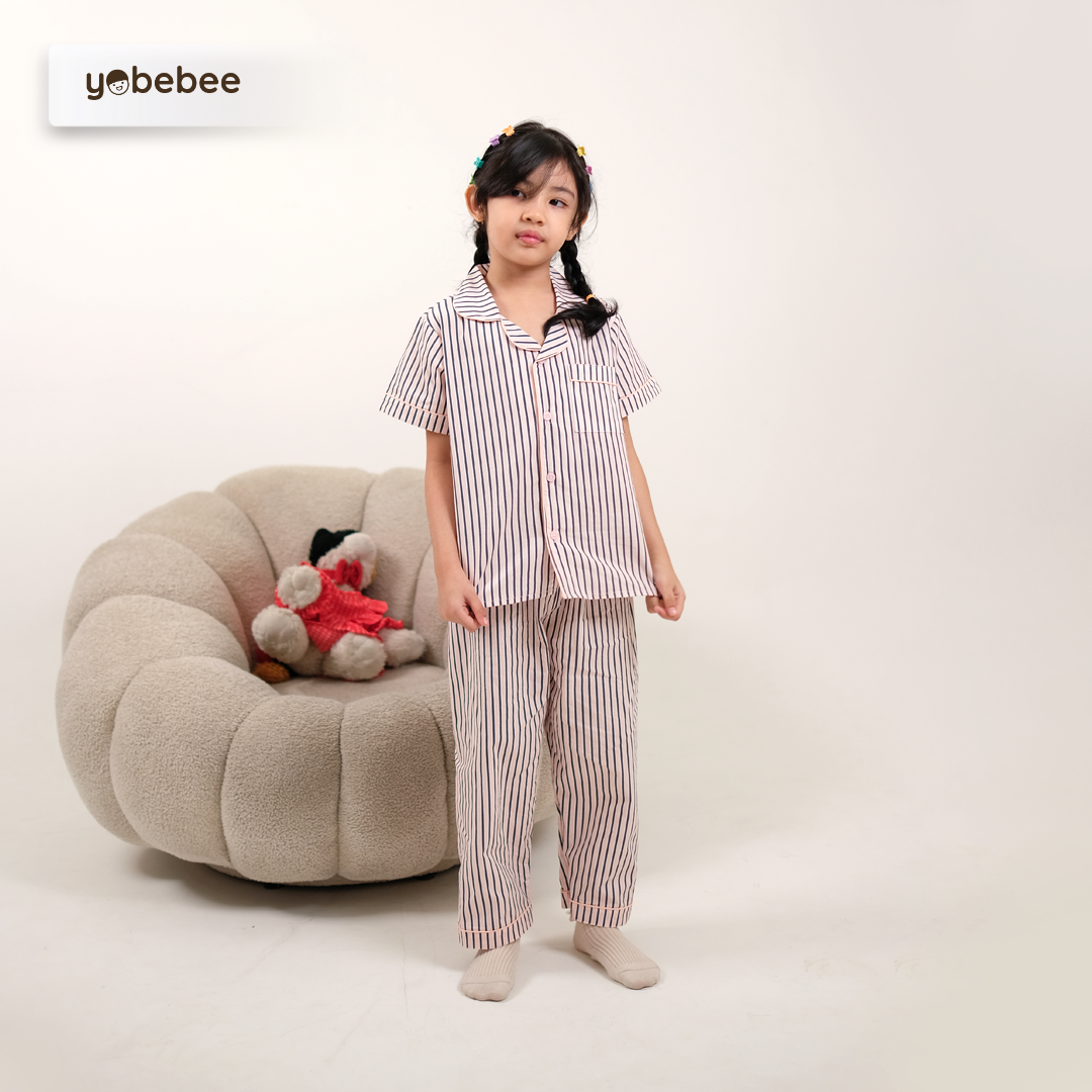 Aveline Stripe Piyama Anak