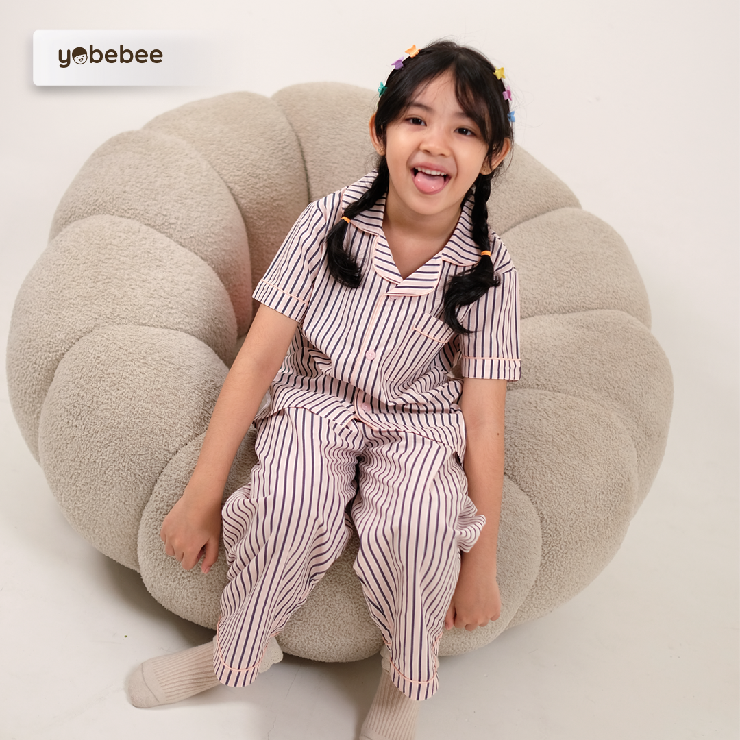 Aveline Stripe Piyama Anak