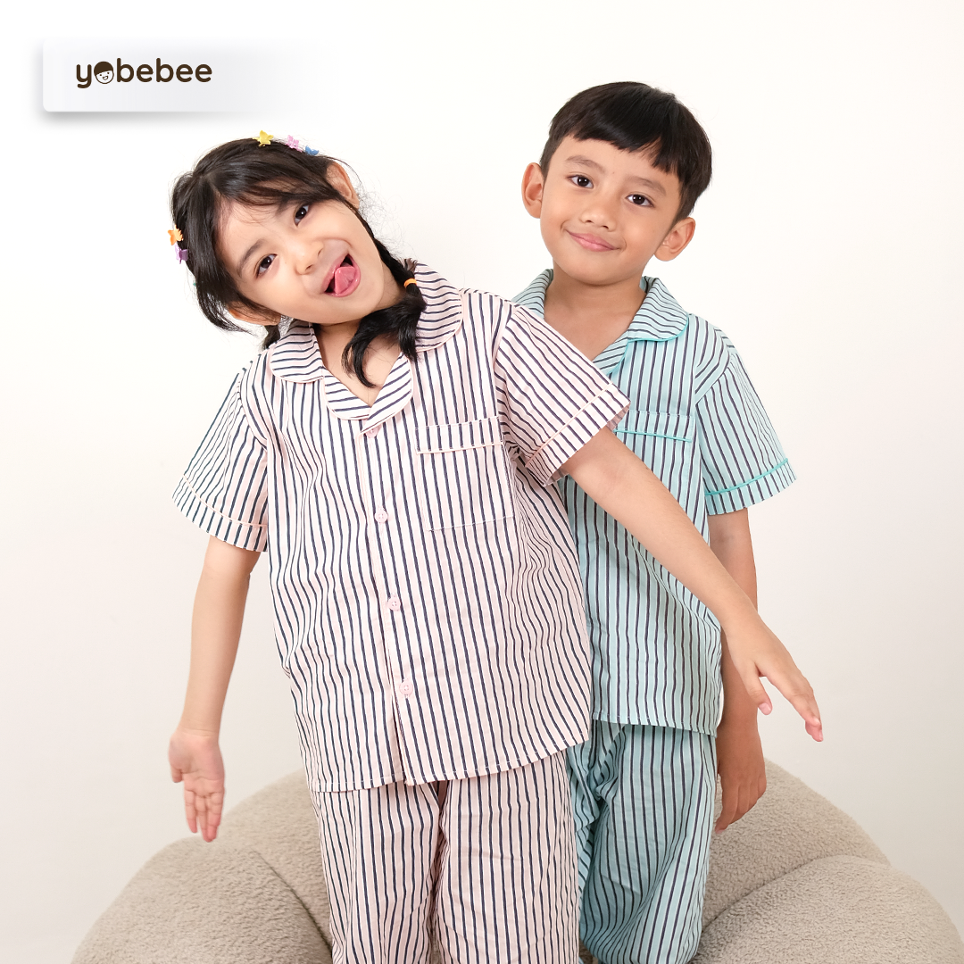 Aveline Stripe Piyama Anak