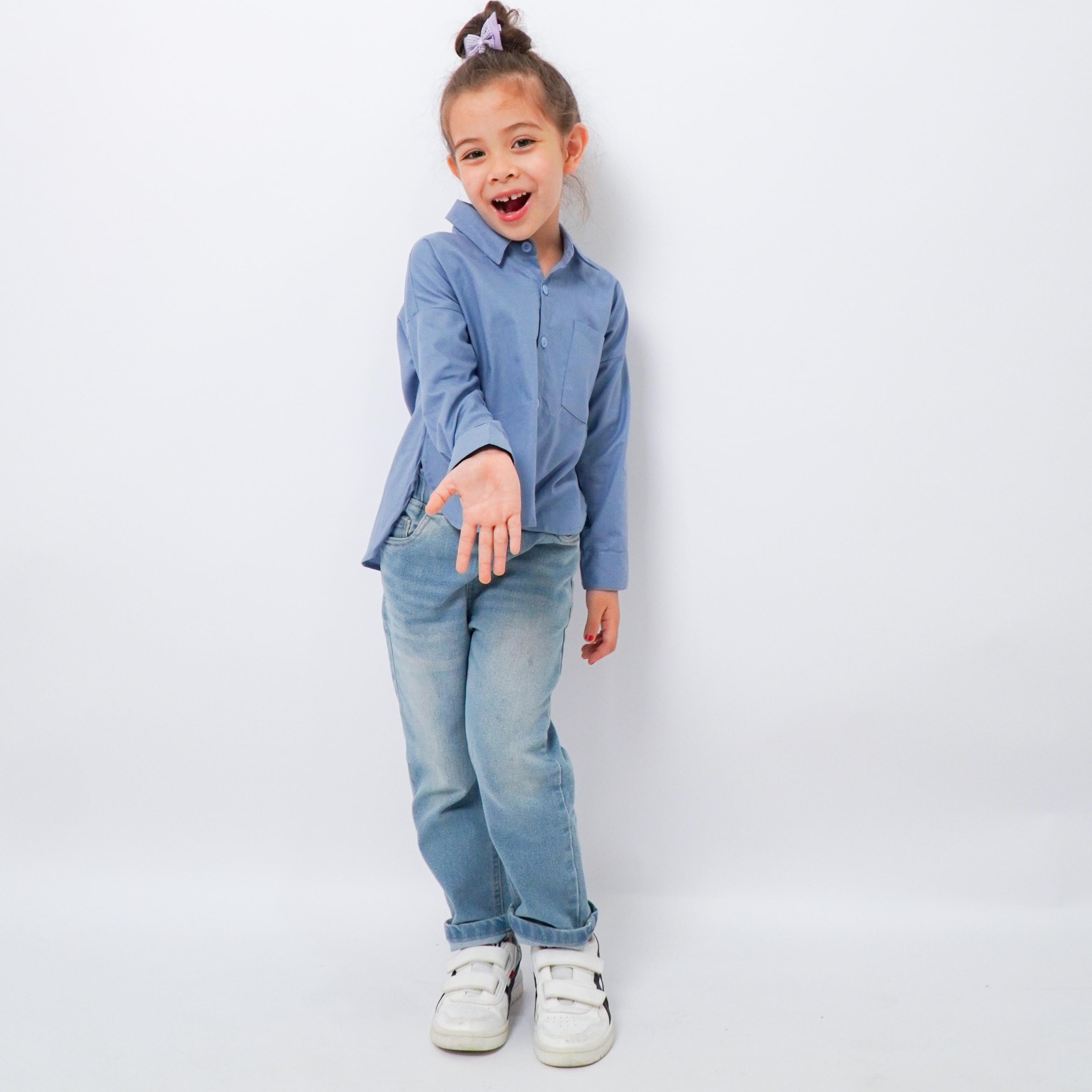 Kemeja Jennie Oversize Shirt Anak