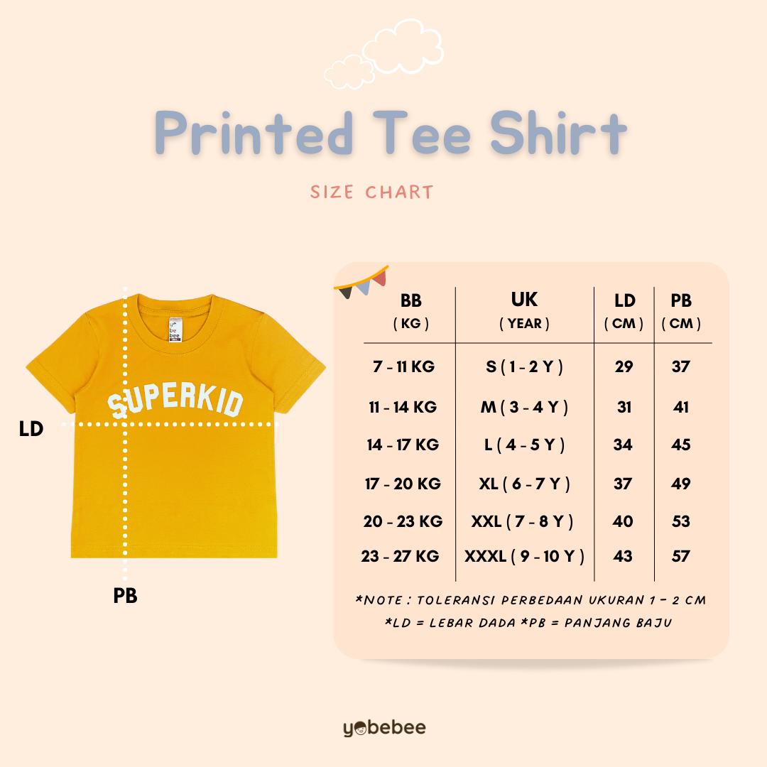 Atasan Kaos Printed Tee Anak