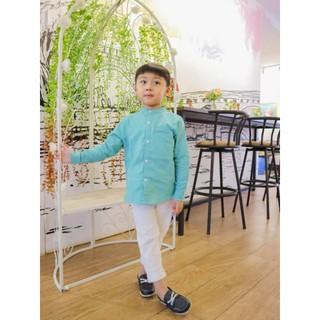 Kemeja Linen Anak Lengan Panjang