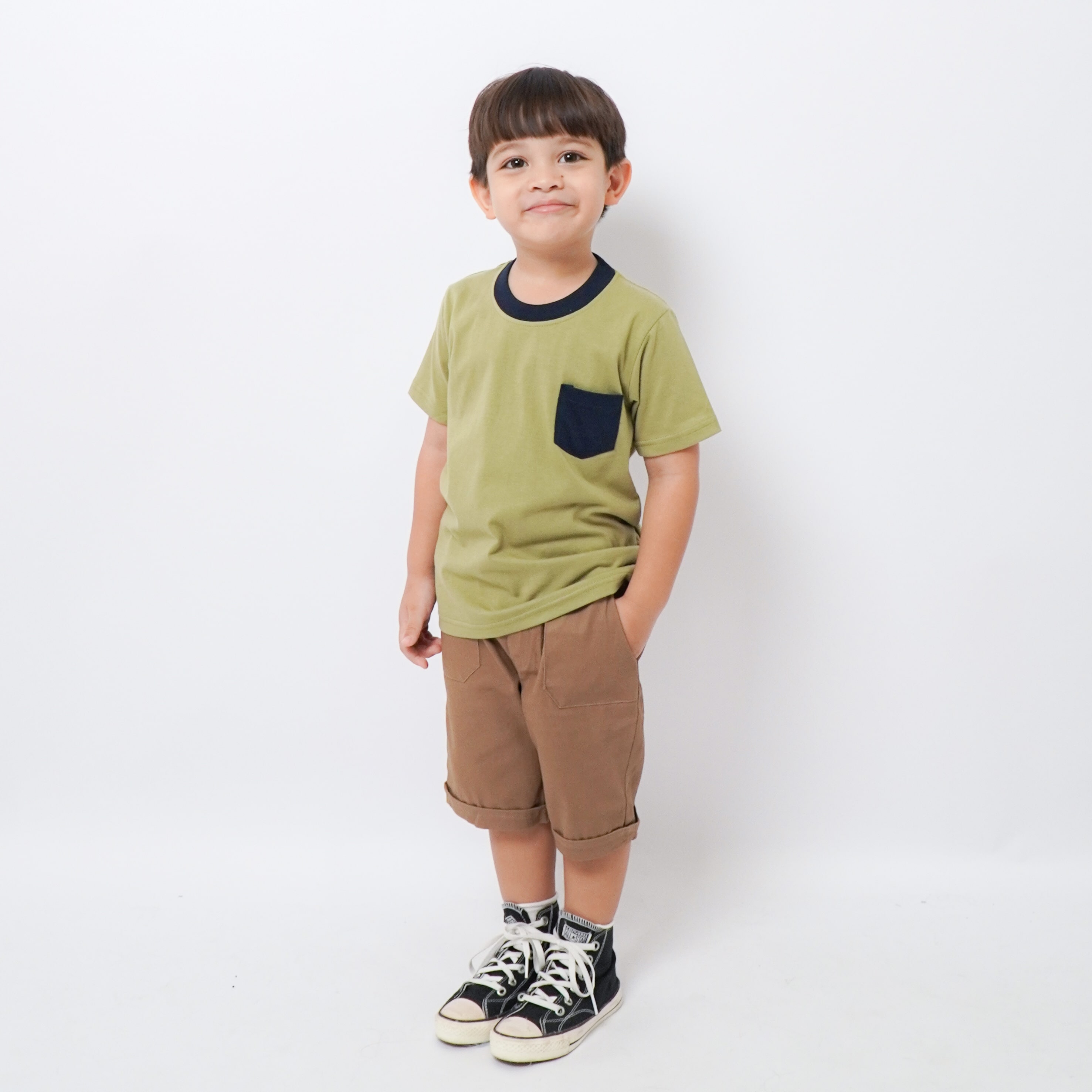 Atasan Kaos Austin Pocket Tee Anak