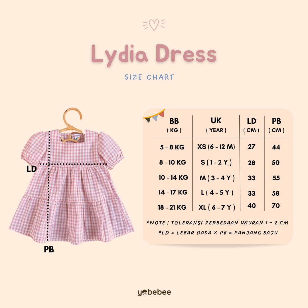 Dress Kotak Anak Perempuan