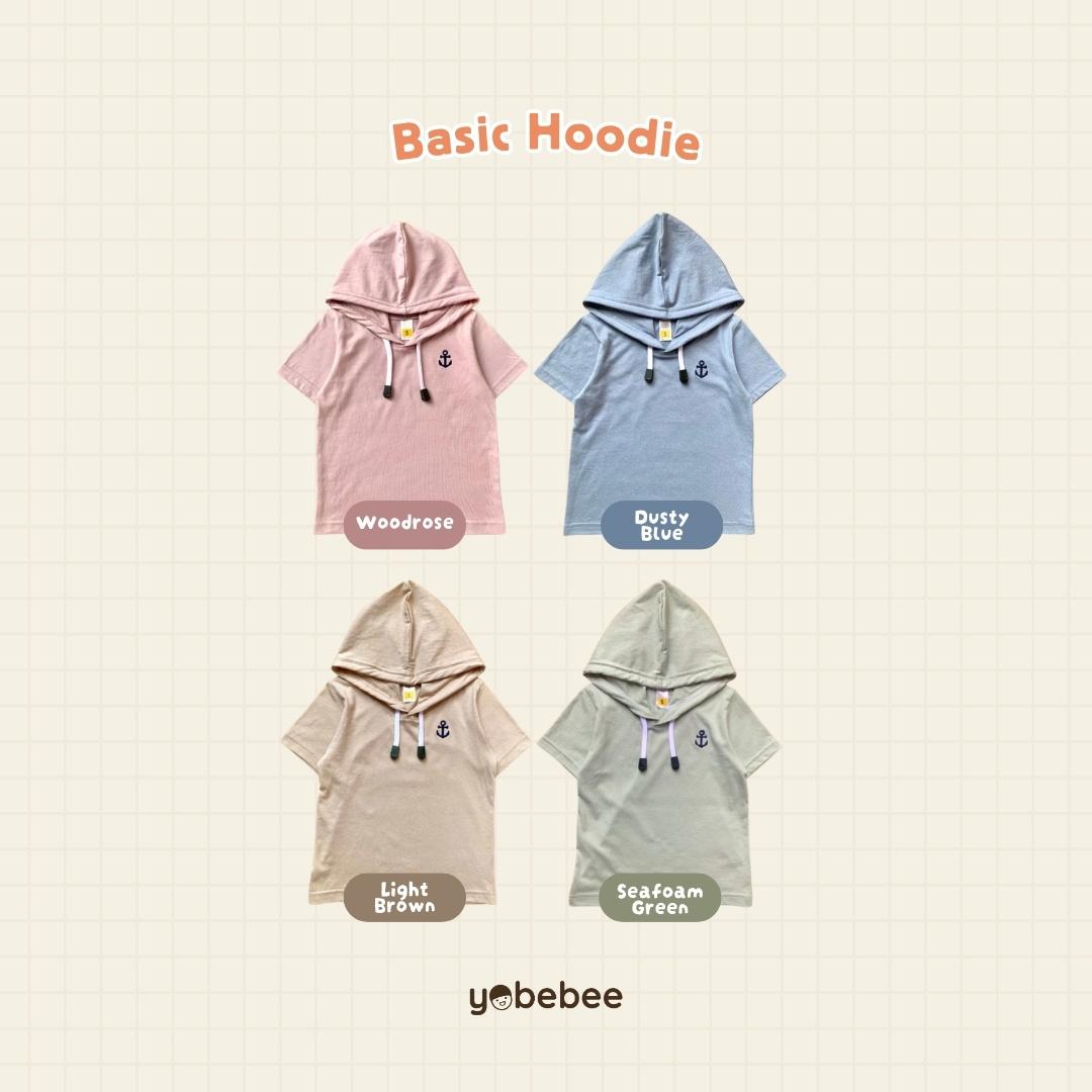 Atasan Basic Hoodie Tee Anak