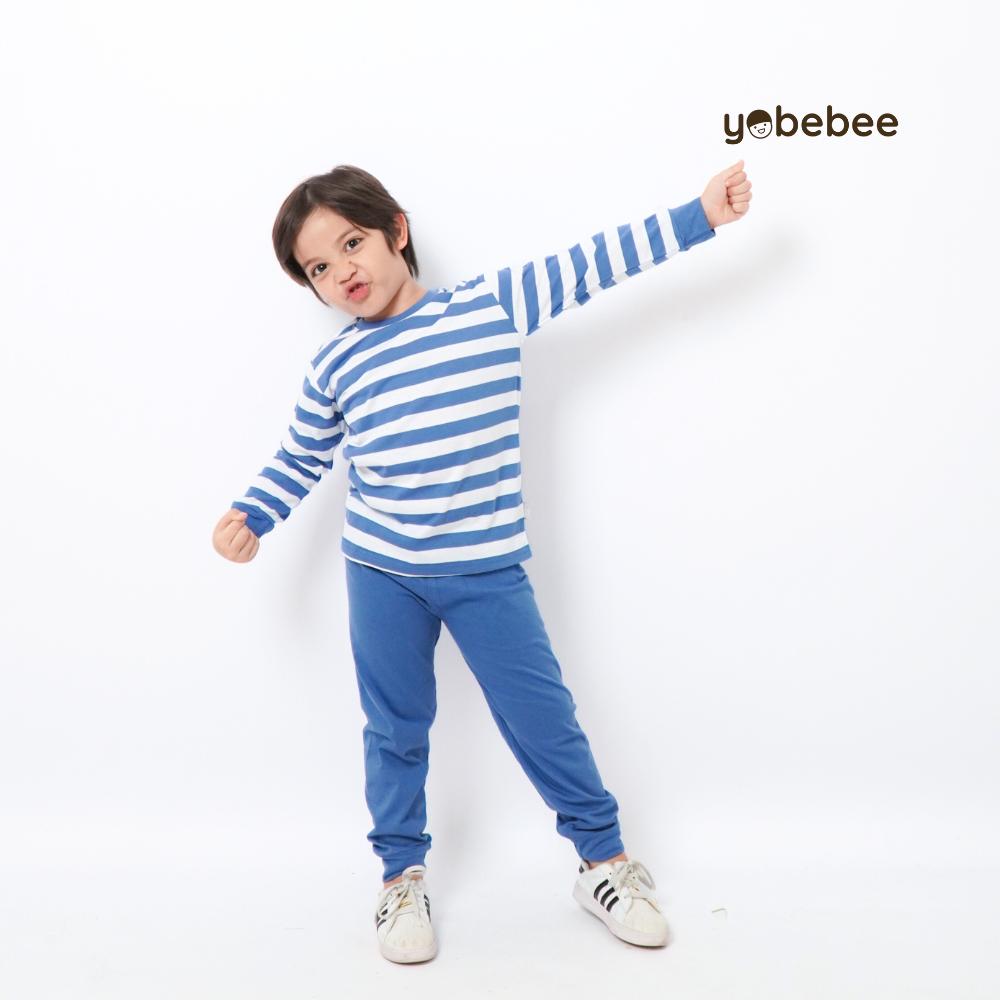 Setelan Chico Piyama Set Stripe Anak