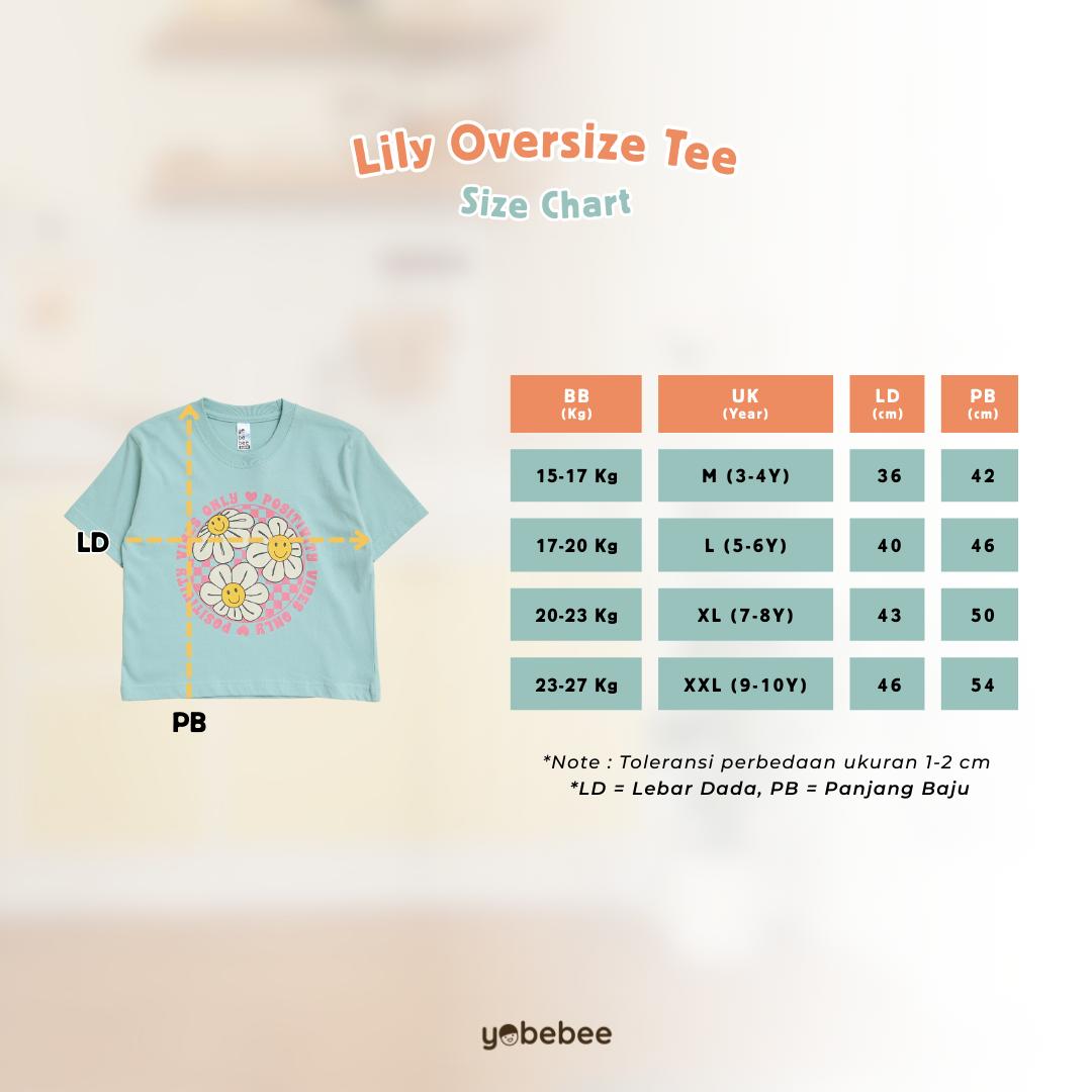 Atasan Lily Oversize Tee Anak