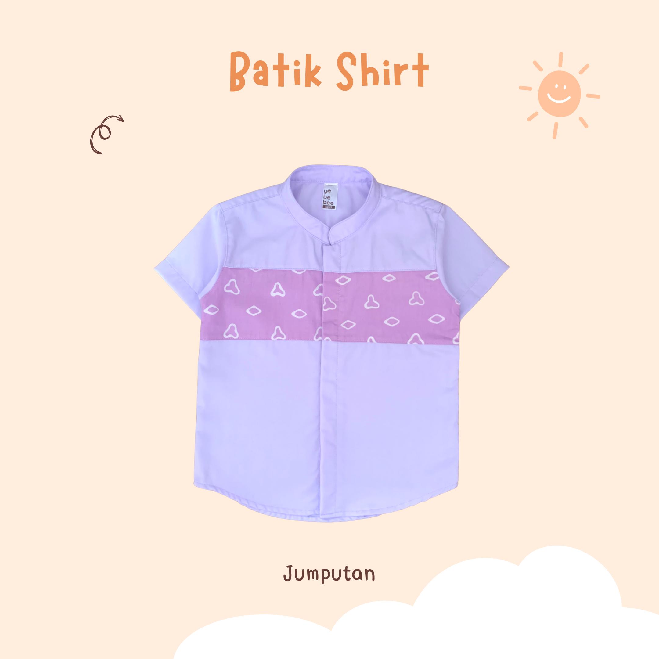 Kemeja Batik Anak Lengan Pendek