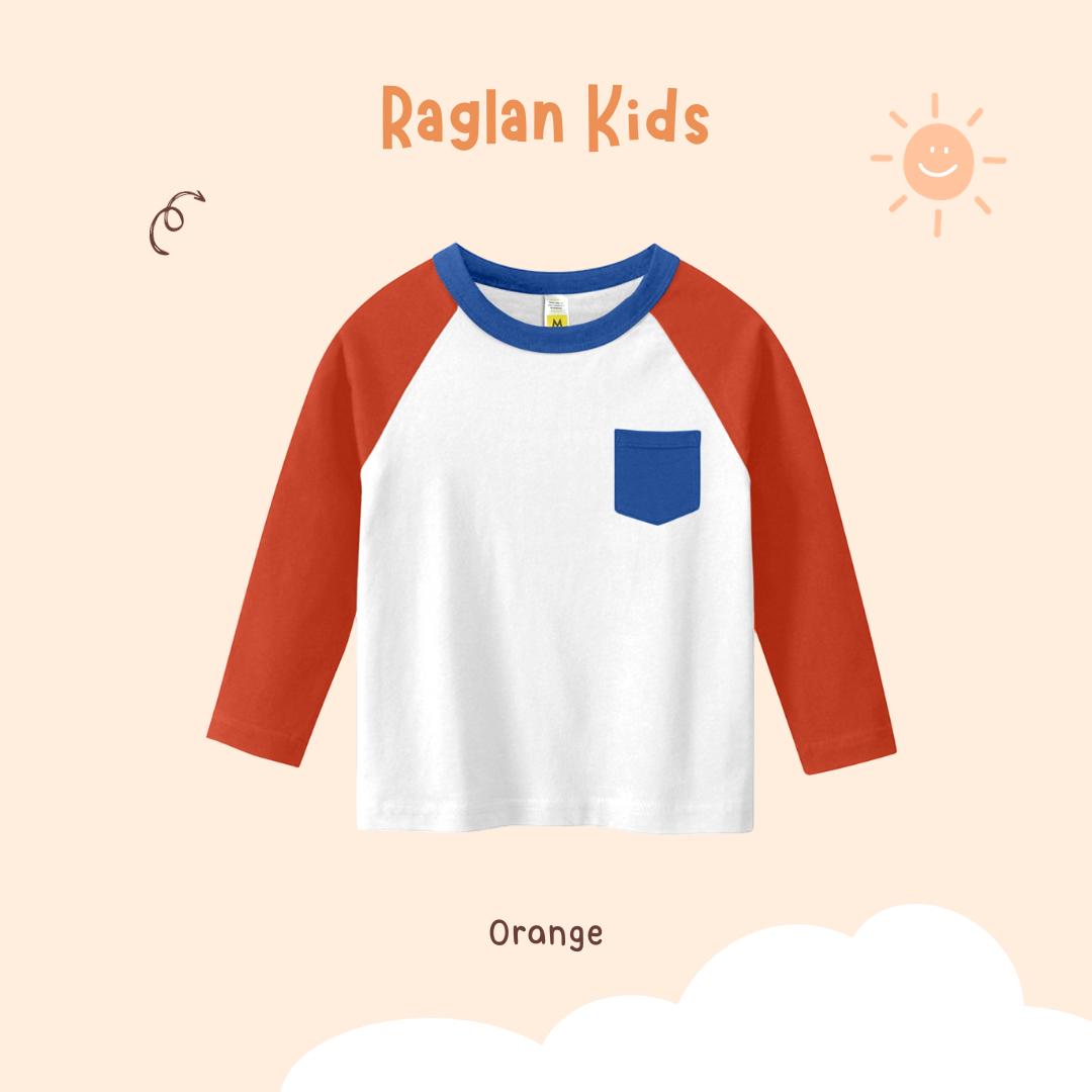 Atasan Kaos Raglan Anak