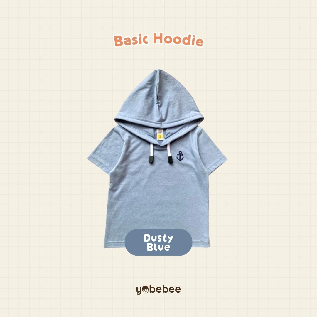Atasan Basic Hoodie Tee Anak